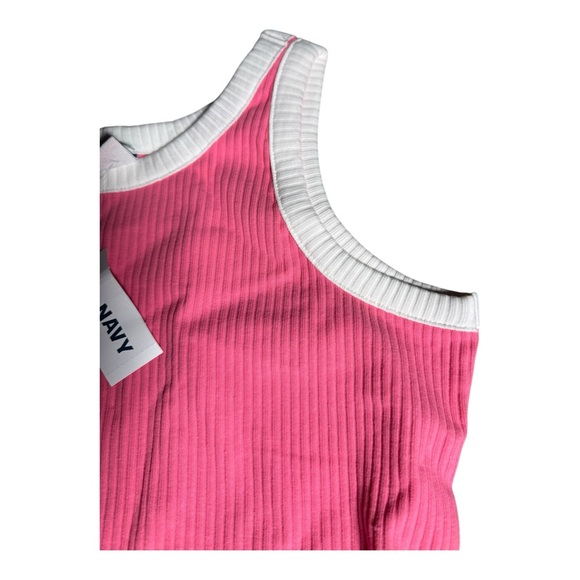Old Navy Girls Ribbed Tank Dress Pink‎ Size L (10–12) – New - Picture 4 of 8